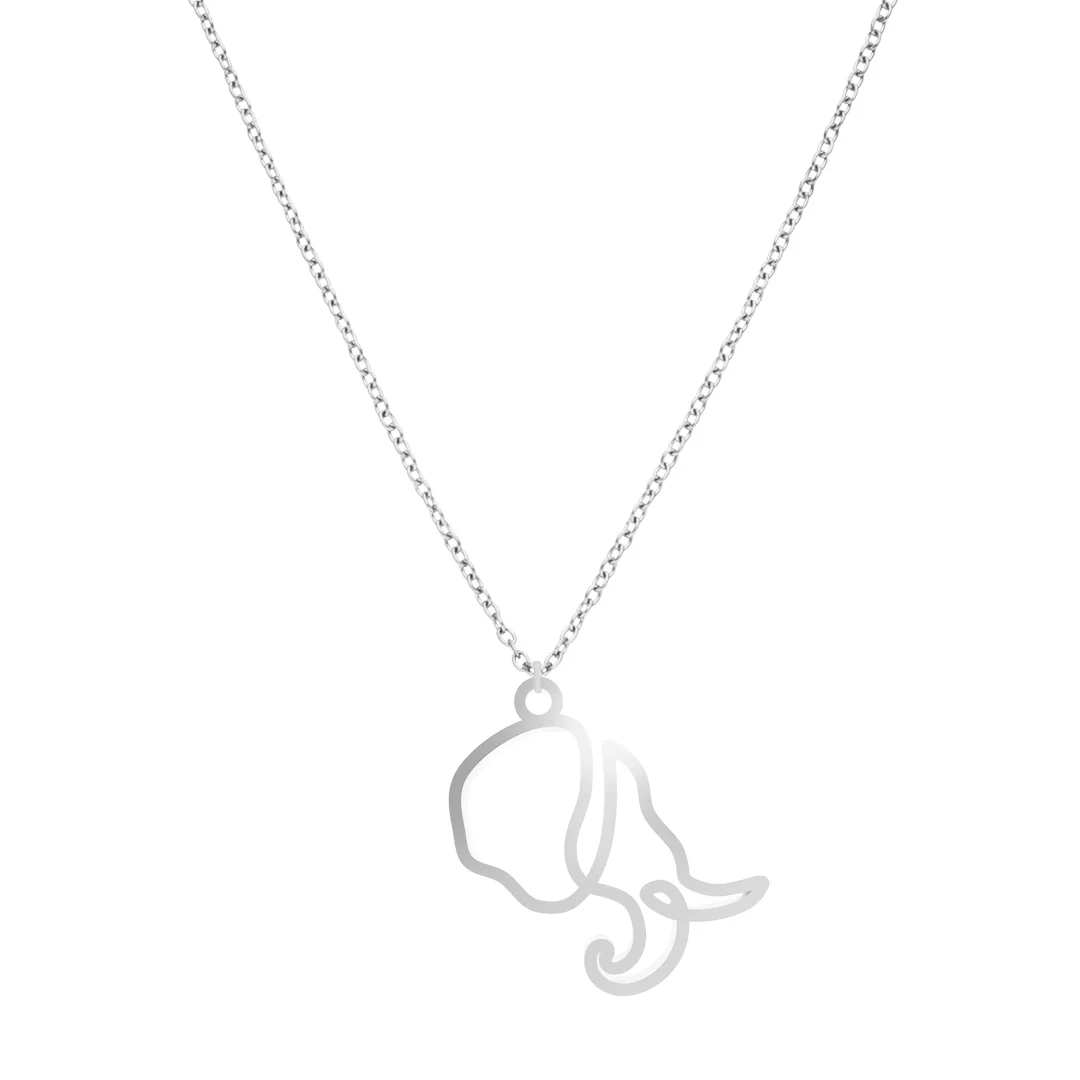 Collier Éléphant One Line - Image 5