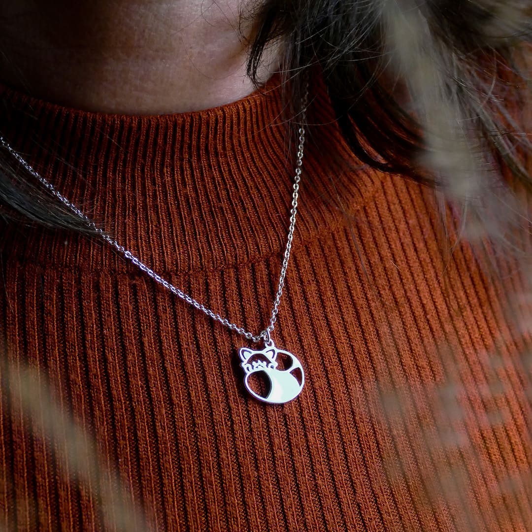 Collier Panda Roux - Image 5
