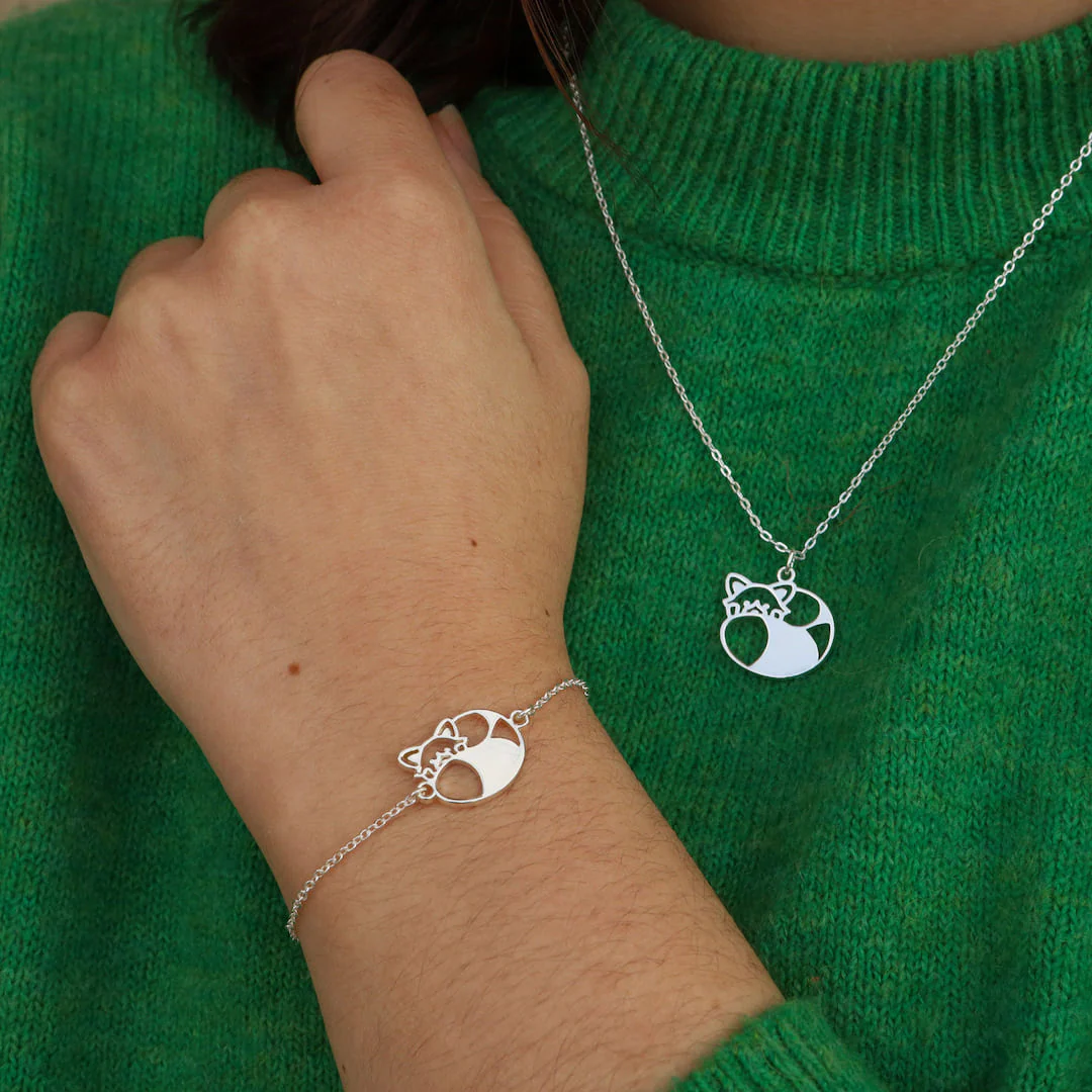 Collier Panda Roux - Image 9